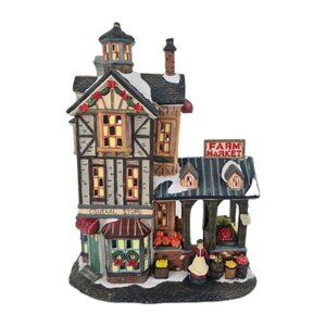 Enchanted Forest General Store 289-0216 Christmas Village House Lighted